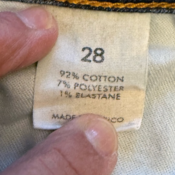 Bke Payton Jeans Straight Leg Women’s 28x23 Crop Med Wash Distressed Casual - Picture 7 of 12